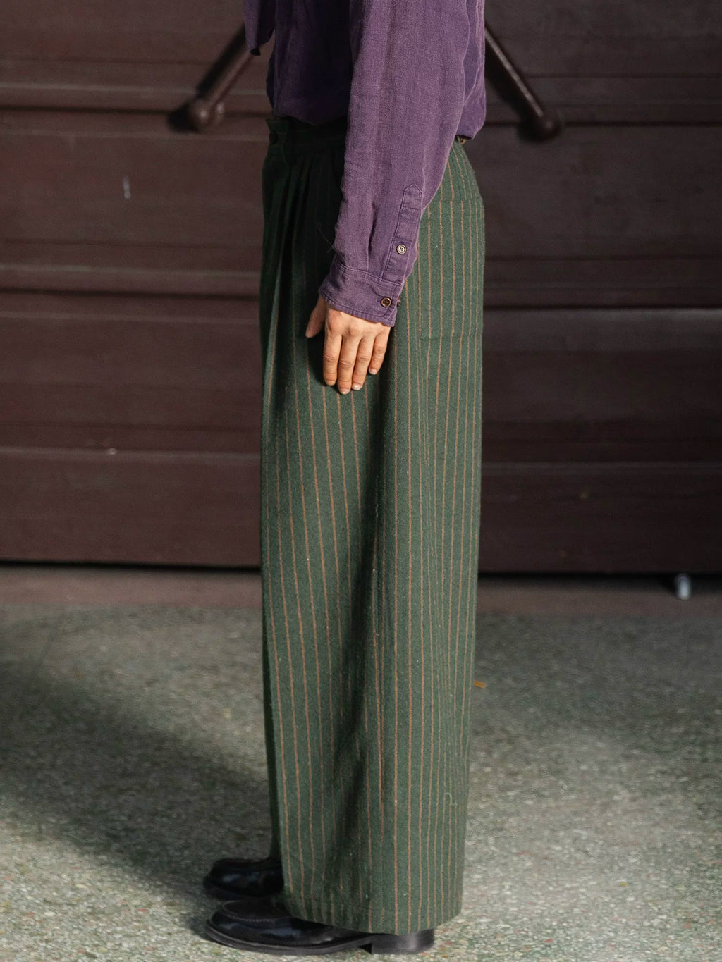 SOARIN Vintage Premium Striped Suit Pants