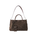 LR MADE Suede Handheld Oblique Strap Shoulder Bag