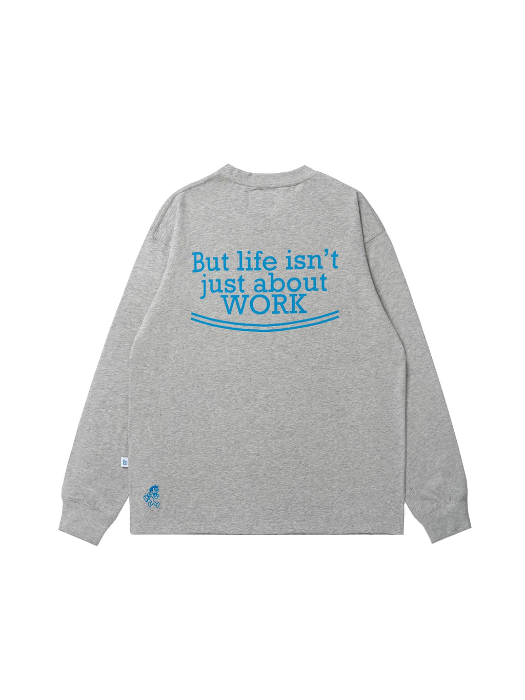 BENT IDEA Letter Print Loose Long Sleeves