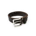 Borrowed Project Double-breasted Leather Pin Buckle Belt
