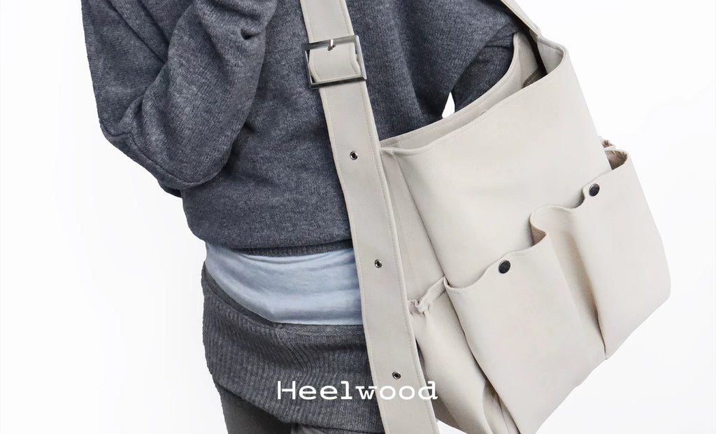 Heelwood Adjustable Multi-Pocket Shoulder Bag