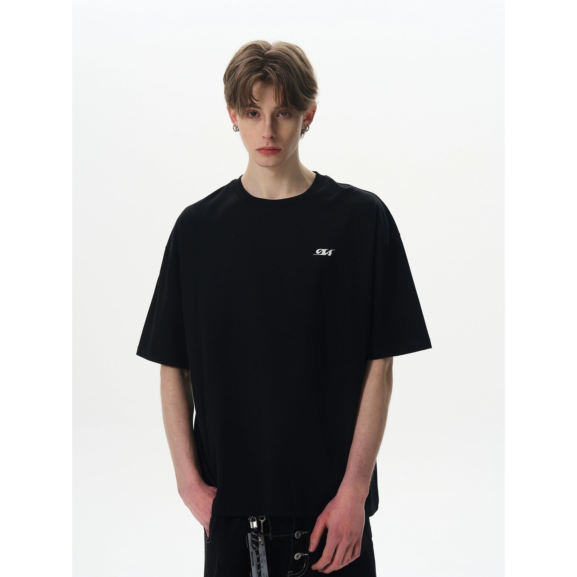 MaxDstr small logo embroidered commuter versatile Tee