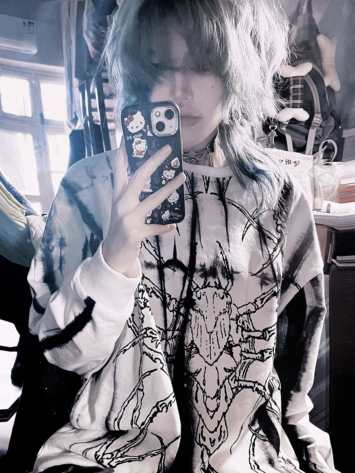 WETBODY Dark Neutral Loose Sweater