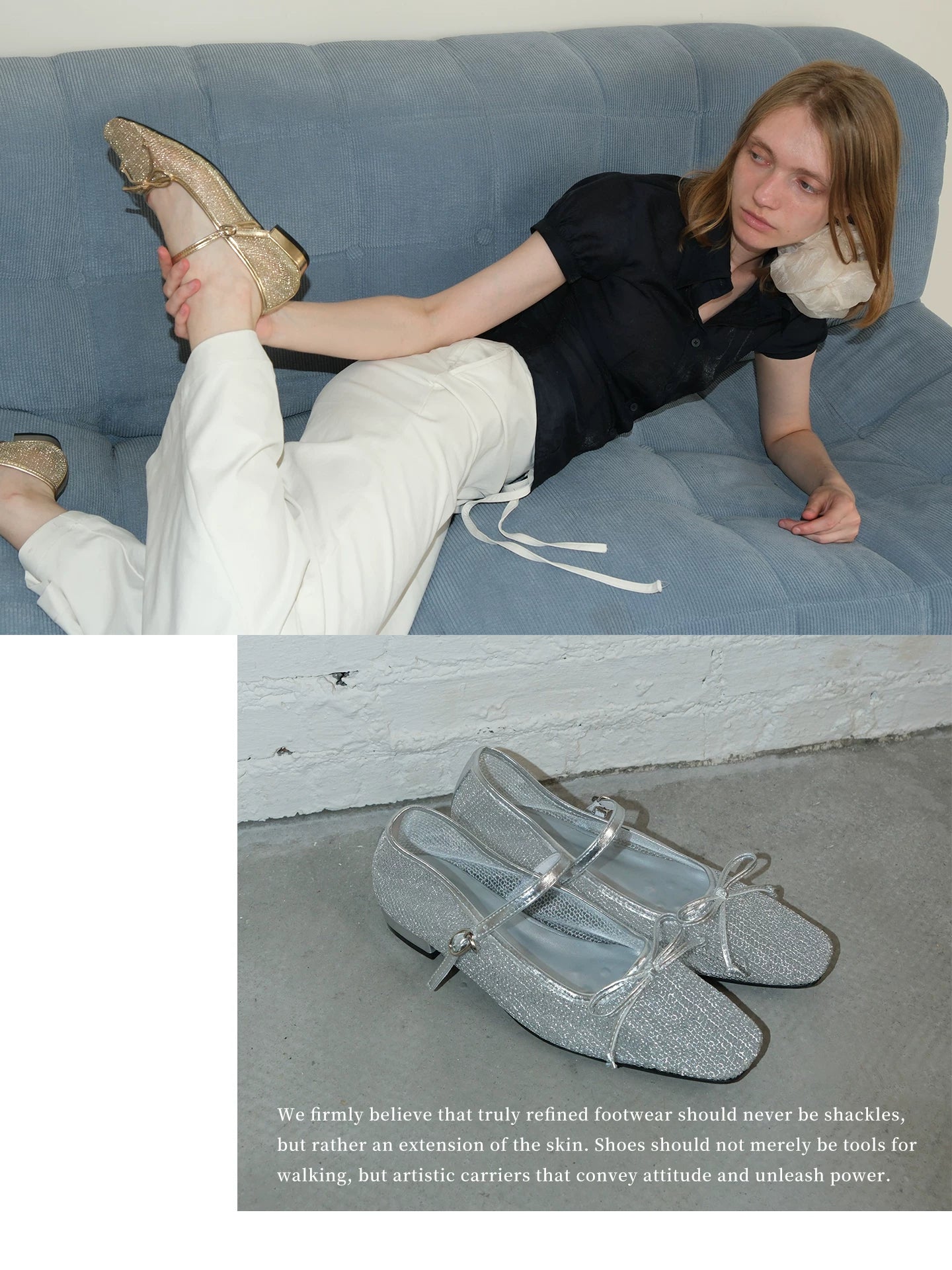 Maltelle Bow Woven Mesh Shoes
