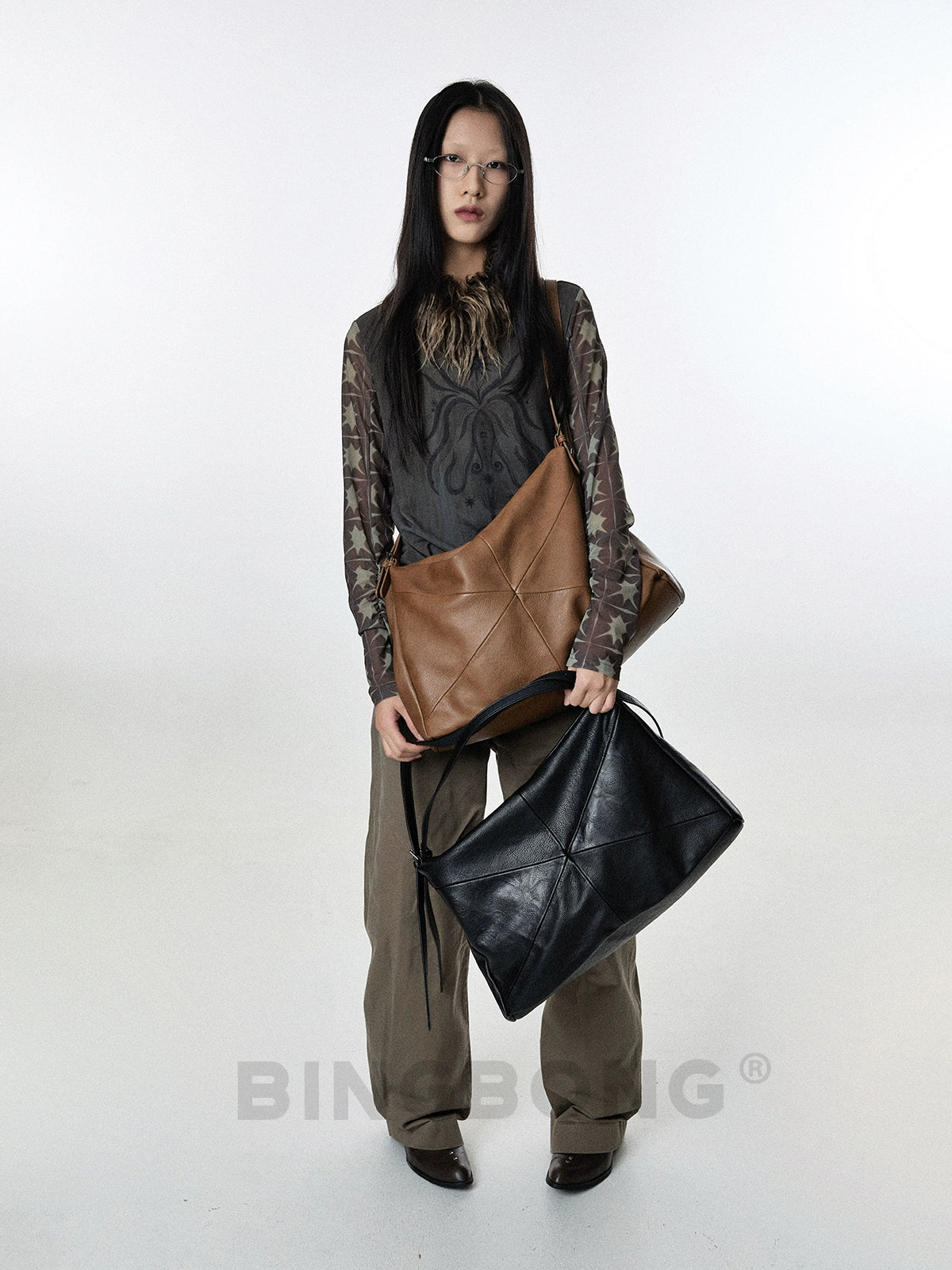 BINGBONG Large-capacity Commuting Big Bag Lazy One-shoulder Crossbody