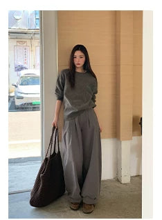 Kano Lazy Wind Small Loose Head Sweater
