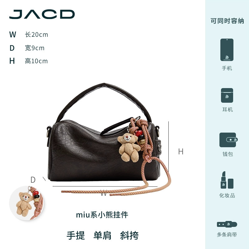 JACD Premium Sense Portable Messenger Cylinder Bag