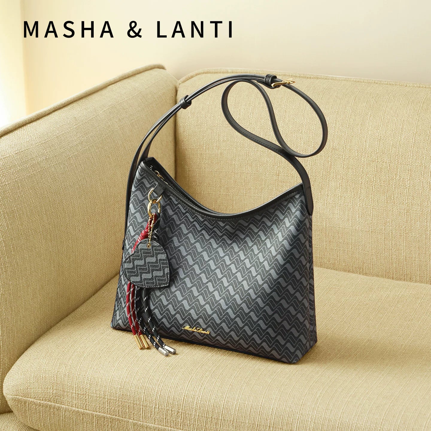 Masha Lanti Premium Sense Large Capacity Underarm Bag