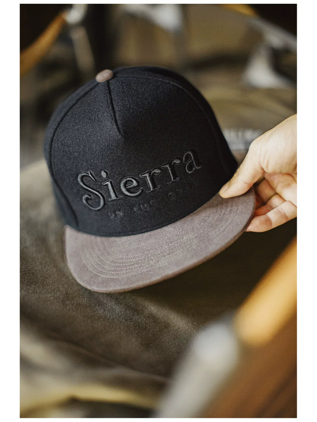 Maden Flat-brimmed Baseball Cap Woolen Embroidered Cap