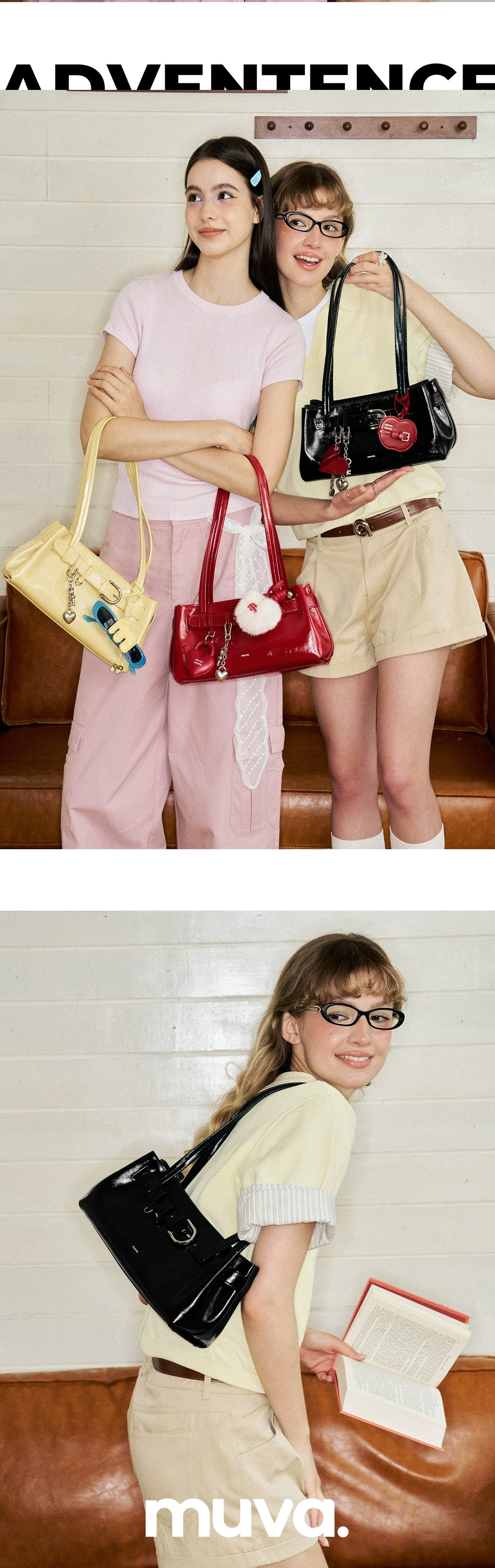 MUVA Simple Light Luxury Niche High-end Messenger Bag