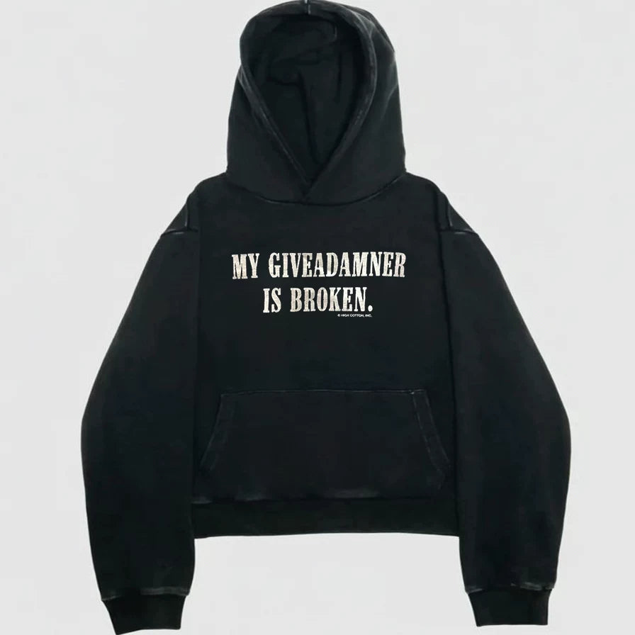 MELANIN Vintage Personality Hooded Sweater