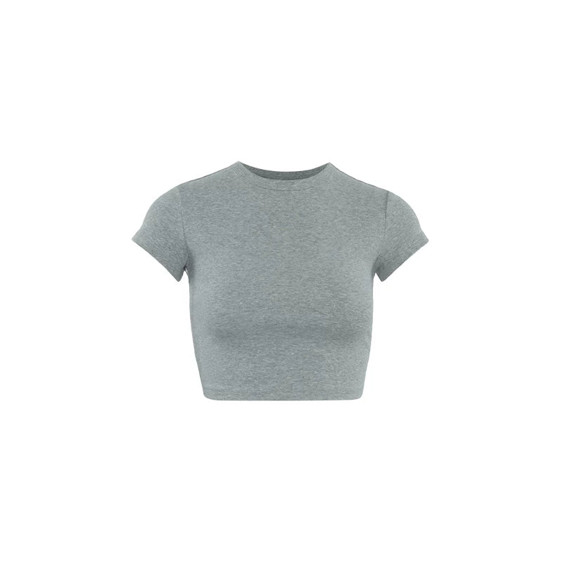 Audwyn Crew Neck Slim Skinny Versatile Tee
