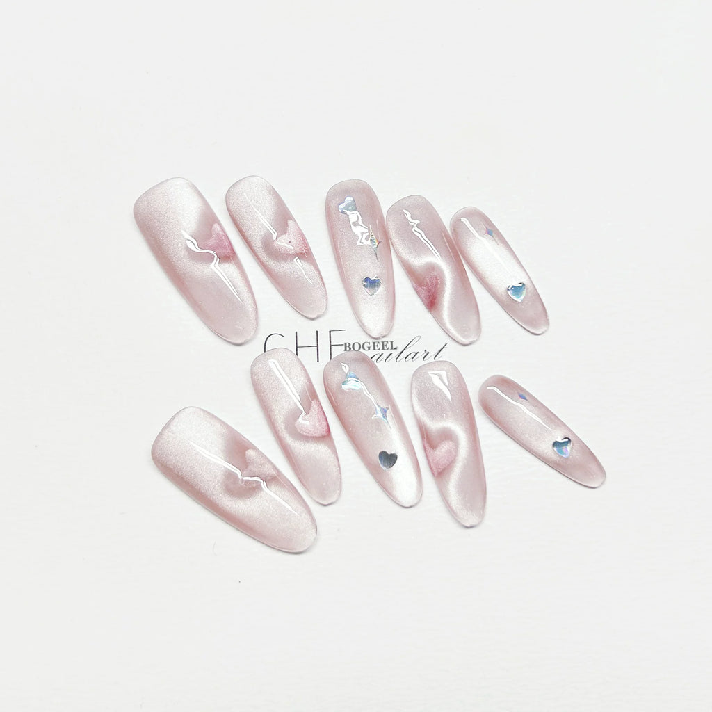 BOGEEL Love Cat Eye White Hand-worn Armor