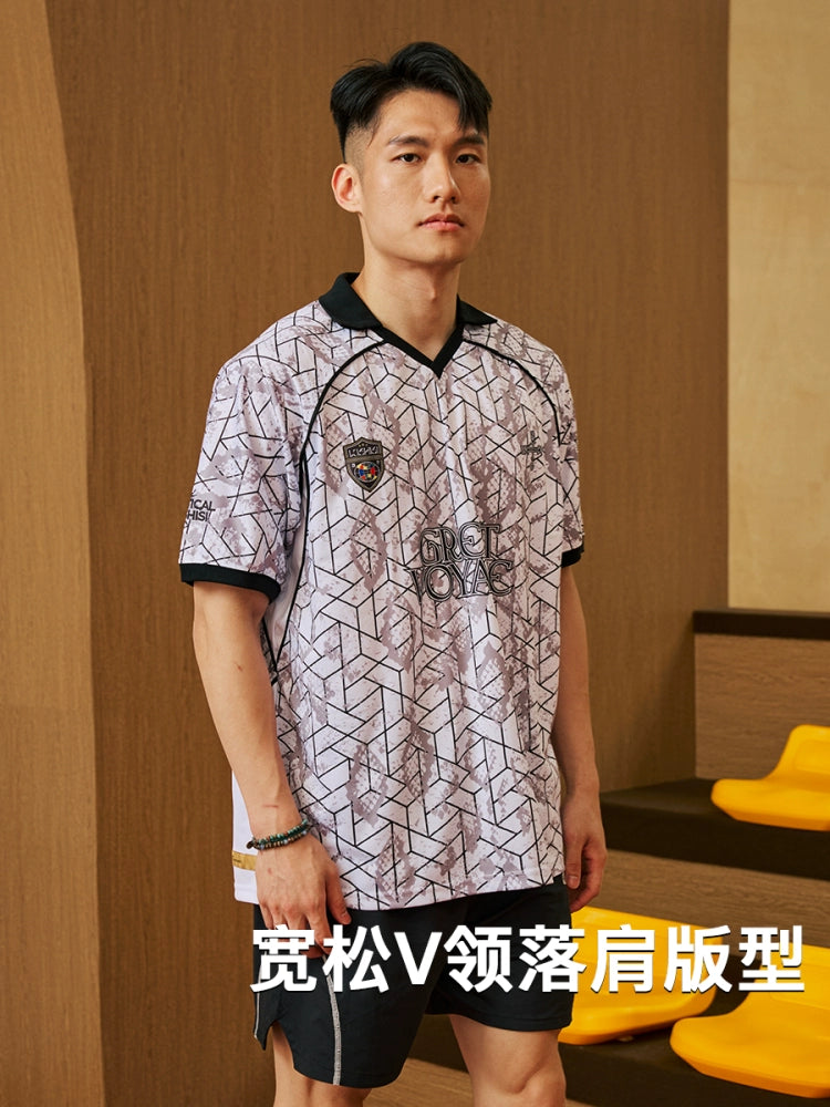 LUSHISI Sports Training Casual Polo Shirt