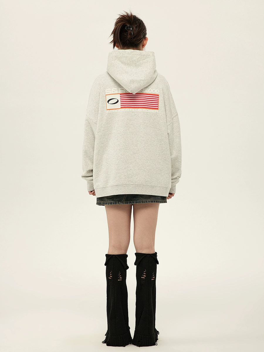 SOSER Vintage Heavy Casual Hooded Sweater