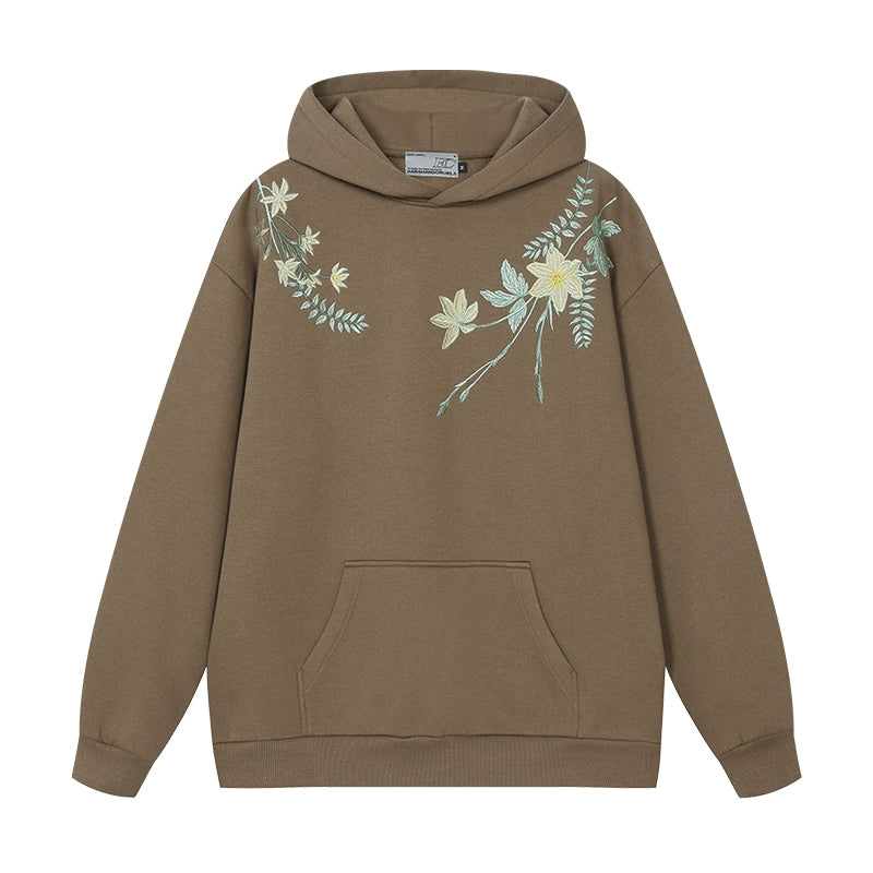 Harshandcruel floral embroidery HACR Hoodie
