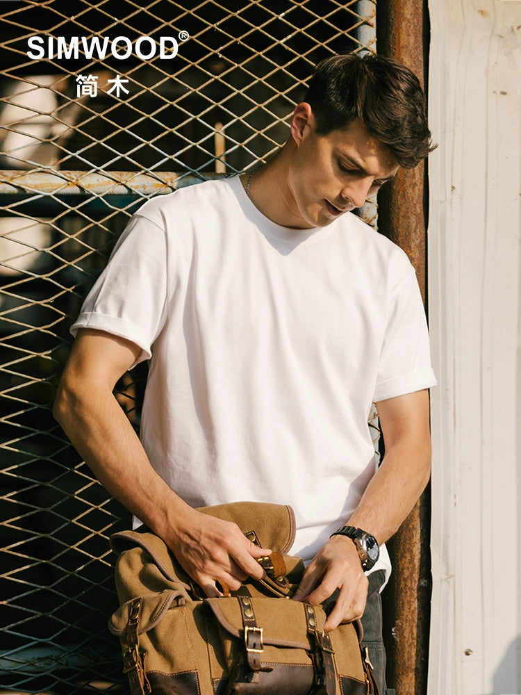 Simwood Basic Casual Versatile Tee