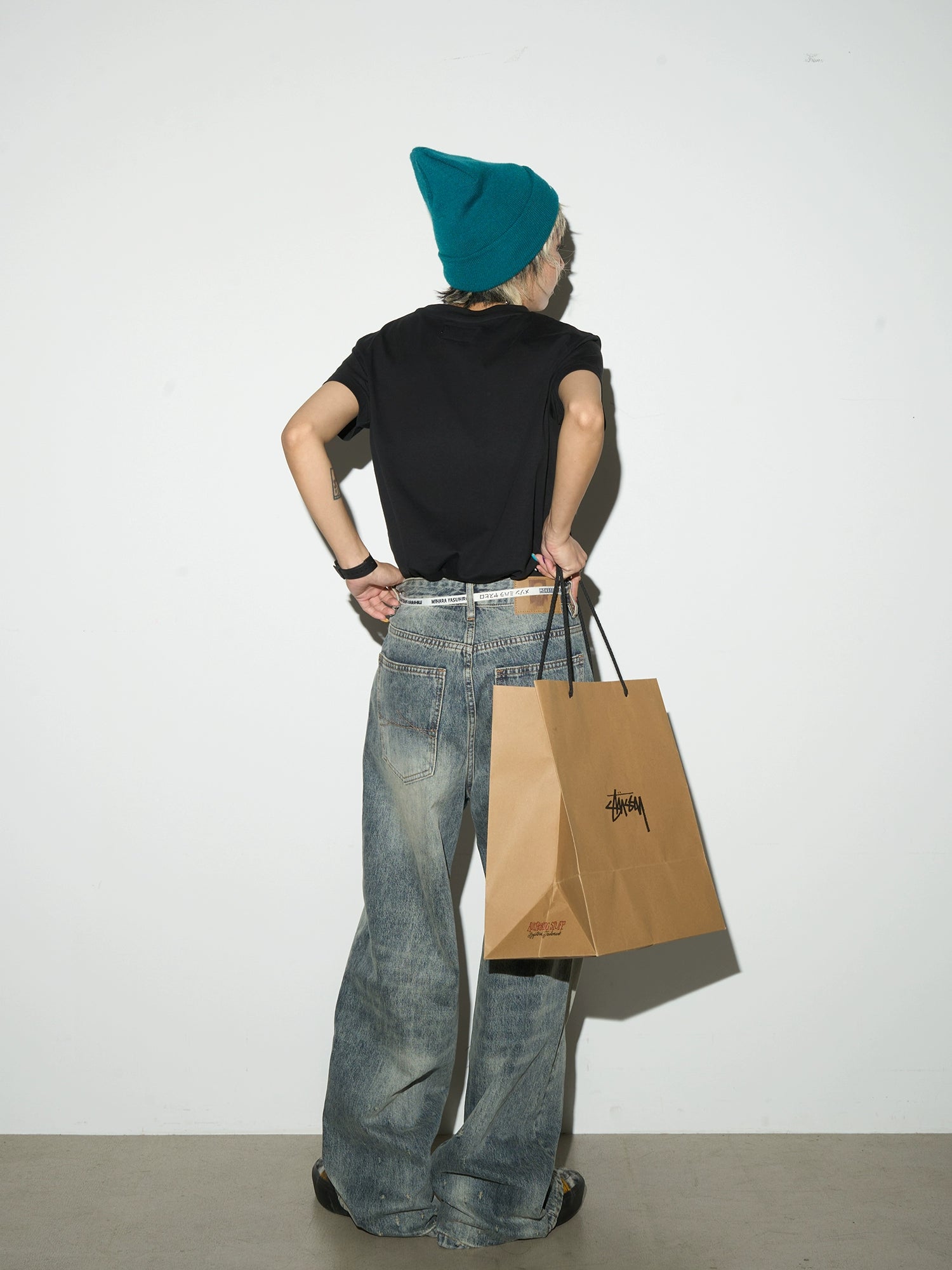 MICHINNYON Polished Straight Casual Jeans