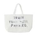 CryingCenter Vintage Alphabet Old Large Capacity Canvas Bag