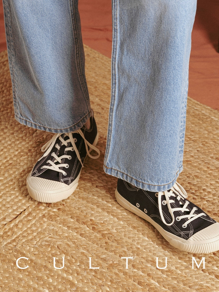 CULTUM Classic Vintage Breathable Shell Head Casual Canvas Shoes