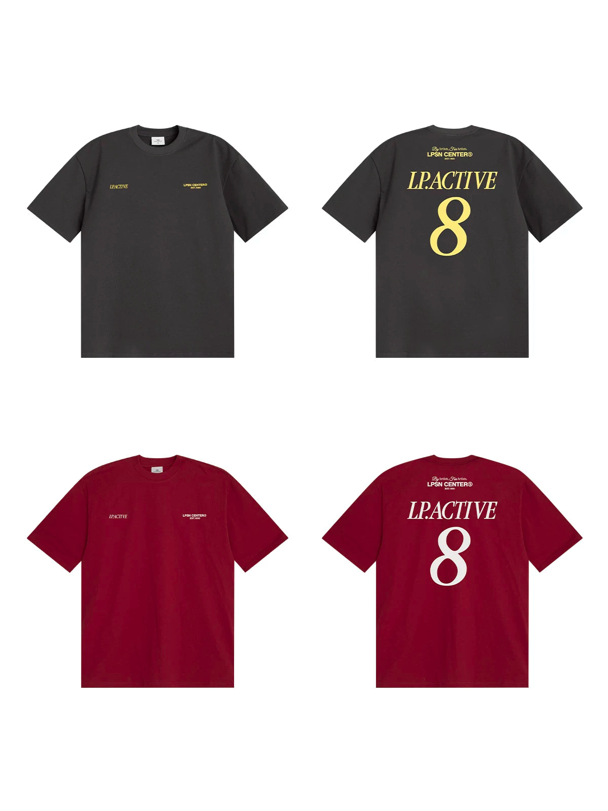 Loopsoon Digital Printing Casual Versatile Tee