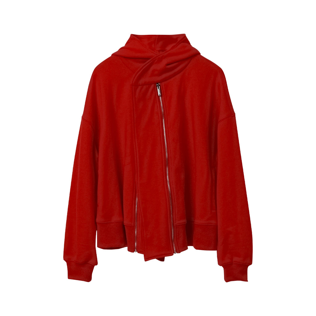FUNKYFUN Zip-up Hooded Cardigan Jacket