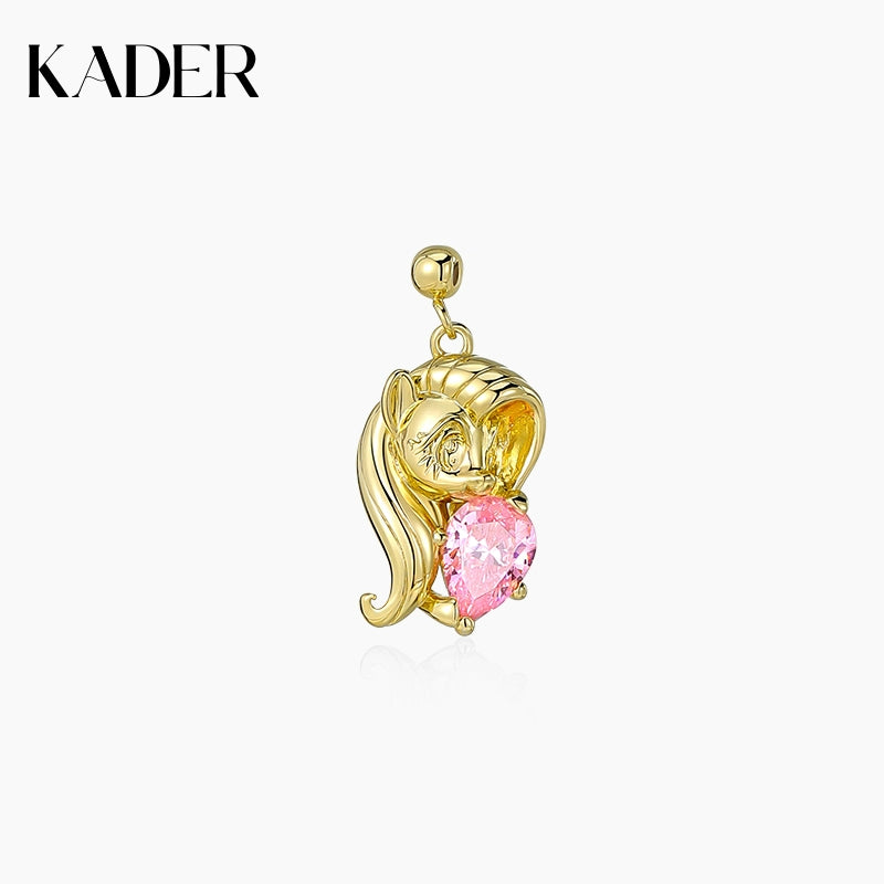 KADER Card Pony Poly Pendant Necklace