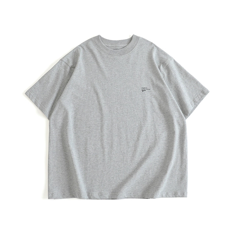 AWT Casual Versatile Crew Neck Printed Loose Tee