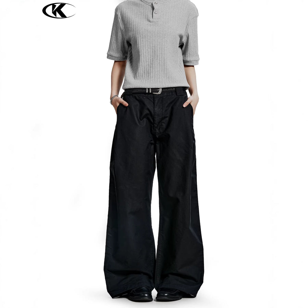 11KN 11 oz Cotton Pleated Cargo Pants