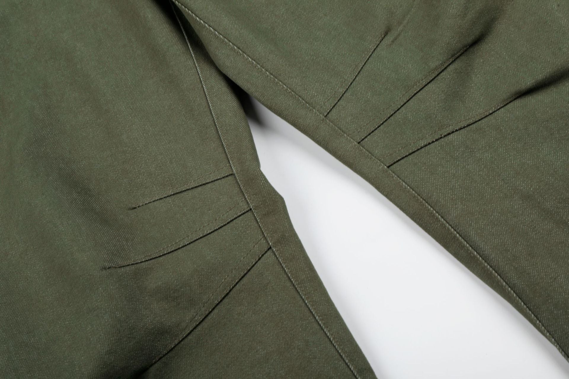 11KN Retro Loose Contrasting Color Flanged Wide-leg Pants
