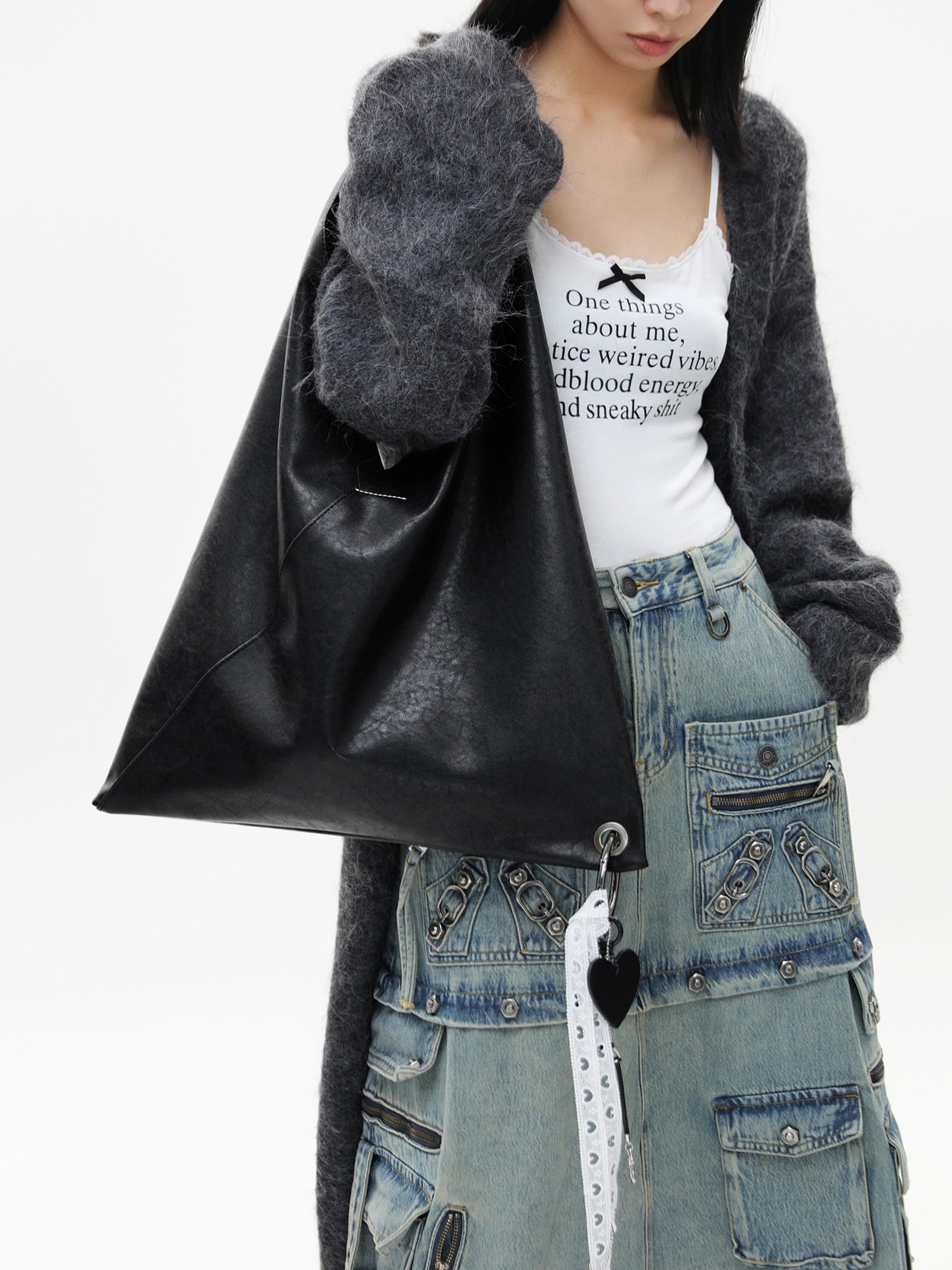 JANDRESS Minimalist Lazy Style Shoulder Armpit Bag