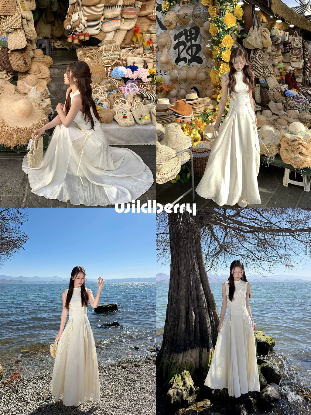 Wildberry Lace Patchwork Dress