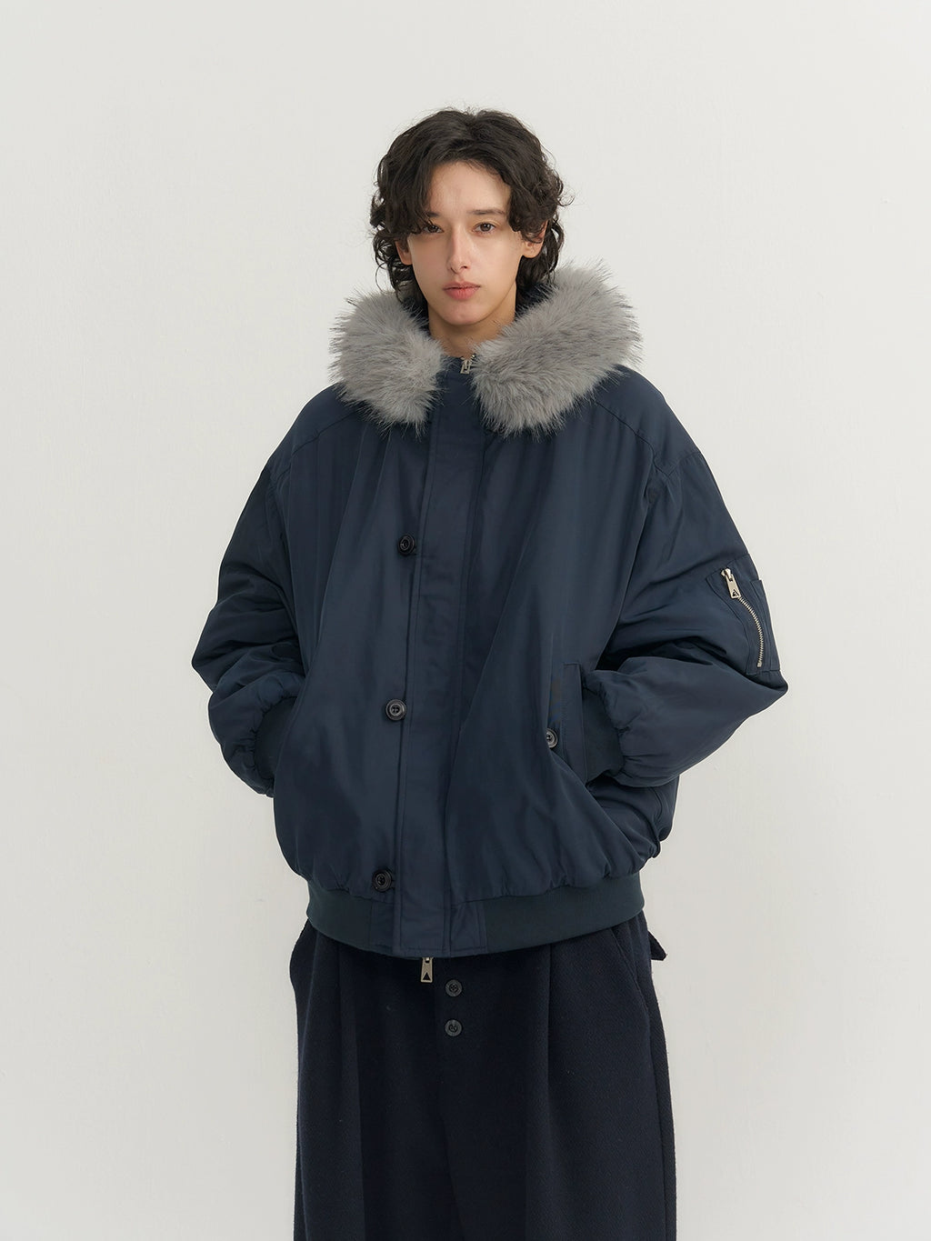 CARPEM Thermal Removable Fur Collar Jacket