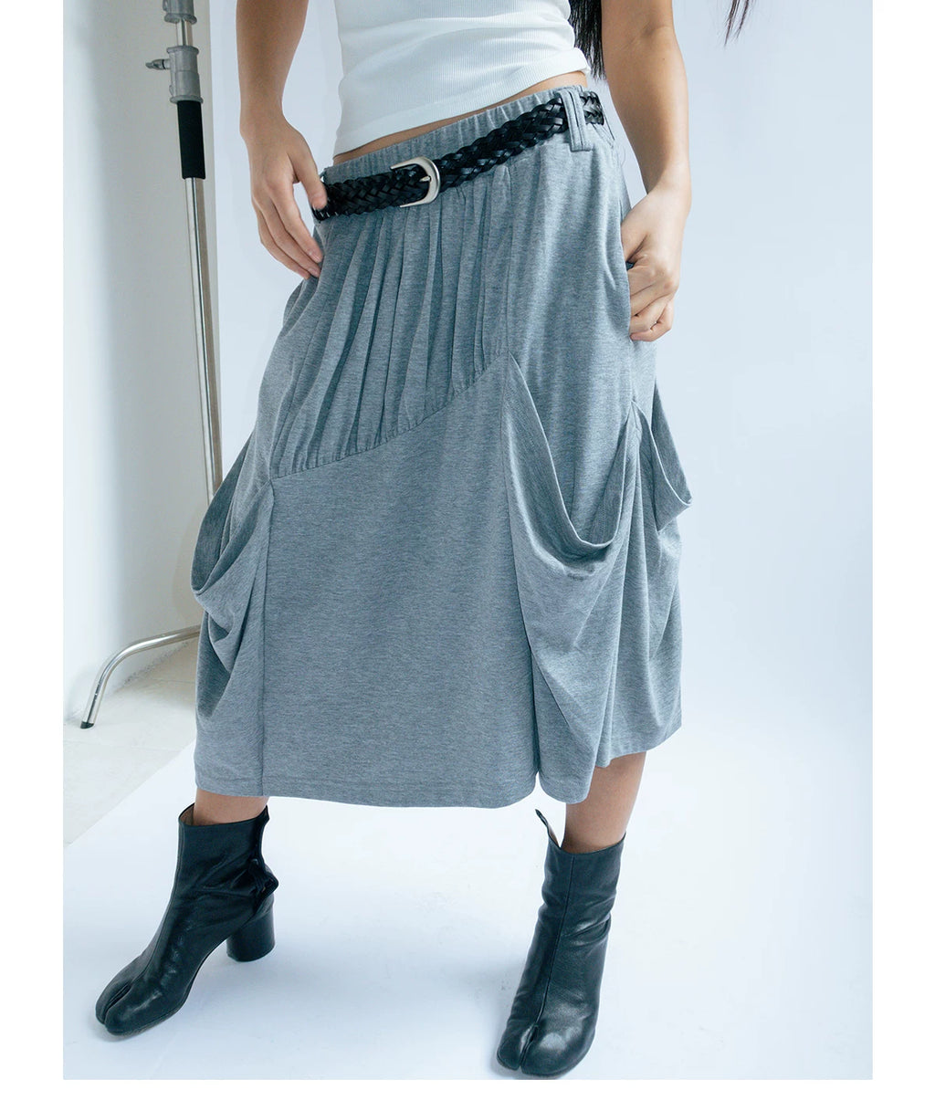 FUNKYFUN Niche Three-dimensional Pleated Skirt