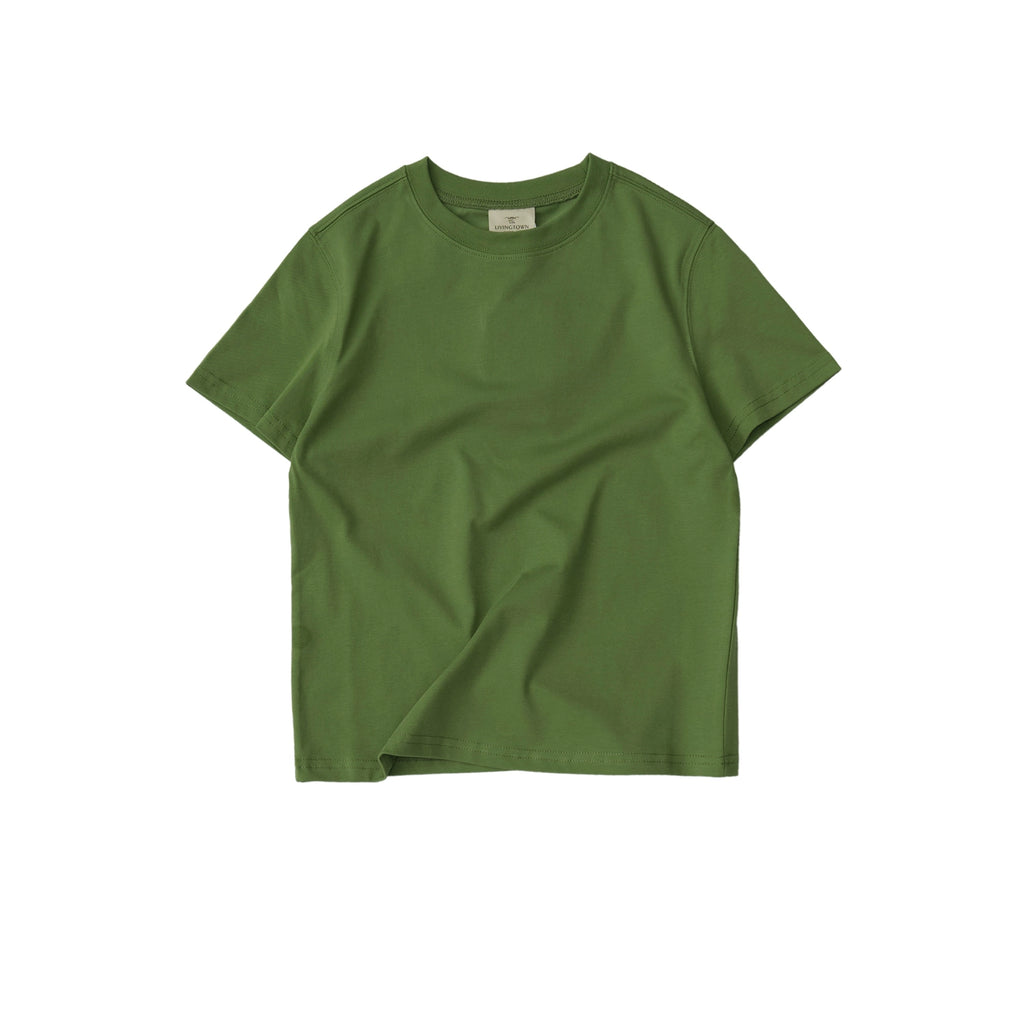 LIVINGTOWN Casual Loose Simple Slim Tee