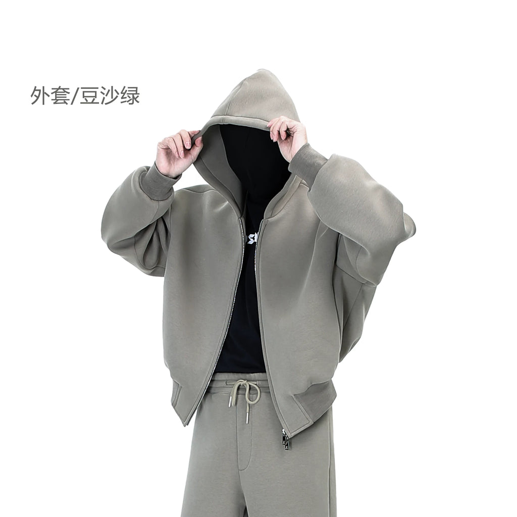 SOUTHFISH heavy 550gsm crisp minimalist hoodie sweatpant set