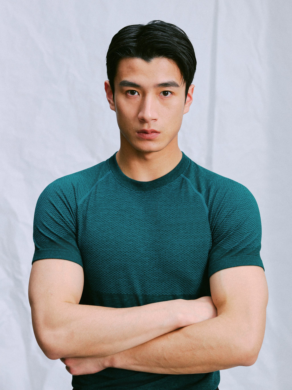 NO LOGO Moisture Absorption Quick Drying Breathable Sports Tee