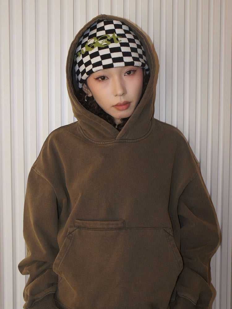 MMBBT Checkerboard Knitted Wool Cap on All Sides