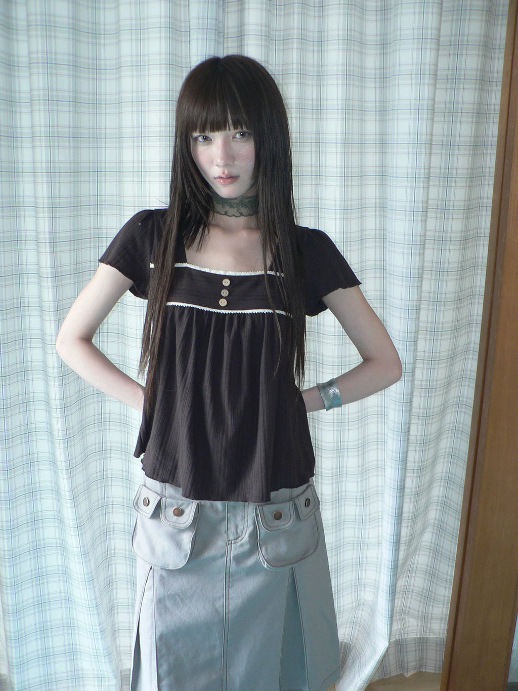 Ang: Project Lace Stitching Versatile Tee