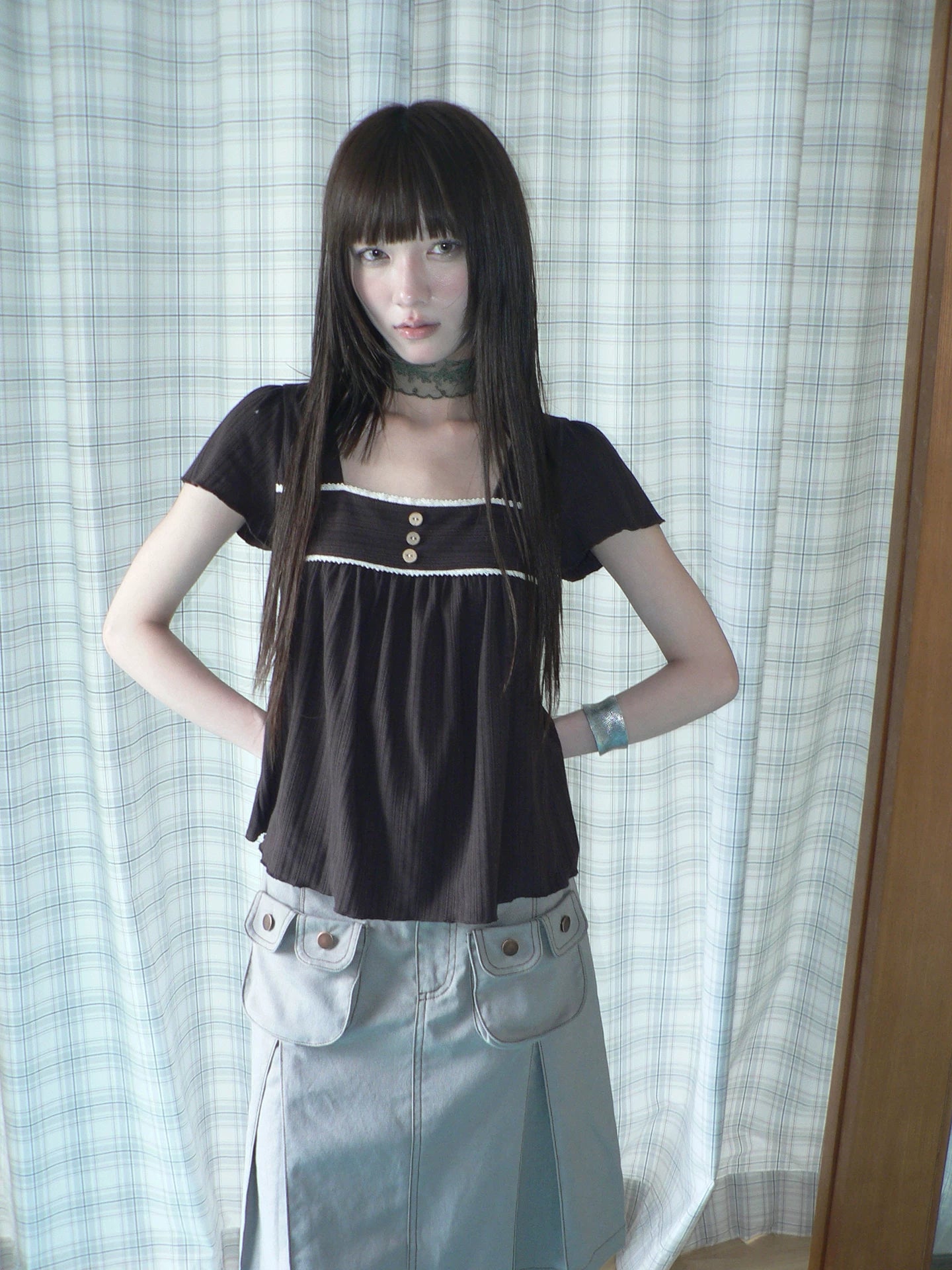 Ang: Project Lace Stitching Versatile Tee