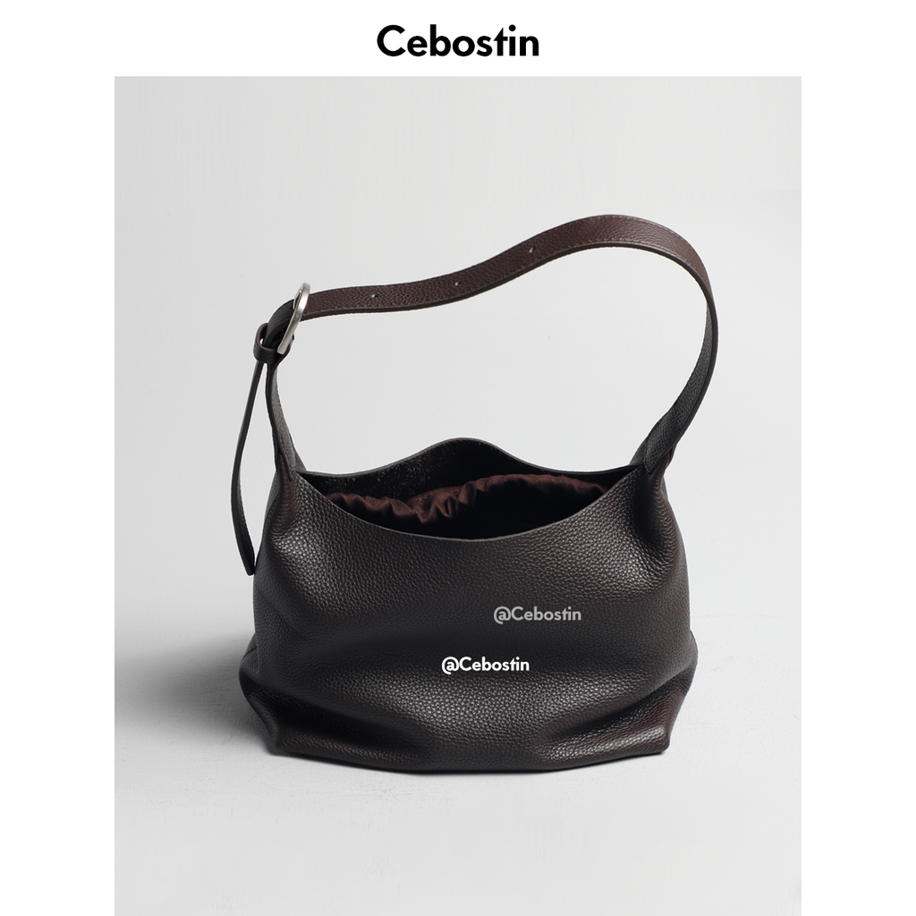 Cebostin First Layer Cowhide High-end Large-capacity Messenger Bag