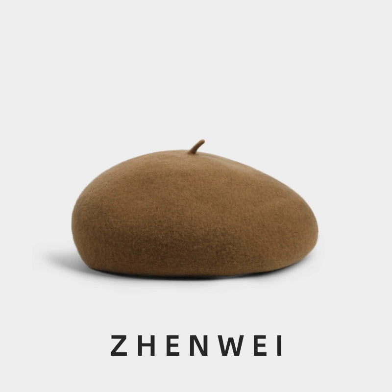 ZHENWEI Premium Full Wool Beret