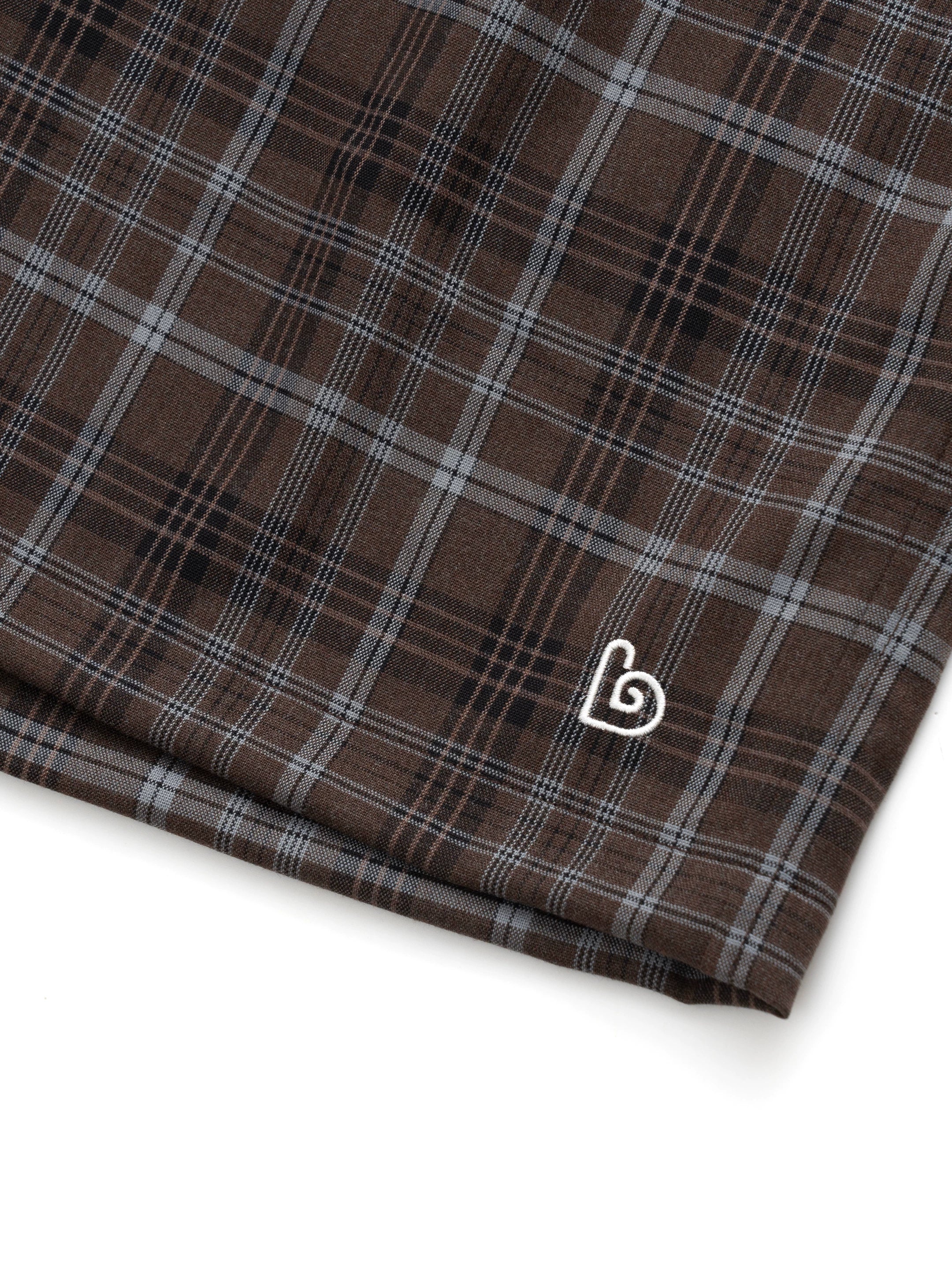 BENT IDEA Contrast Checked Comfort Shorts