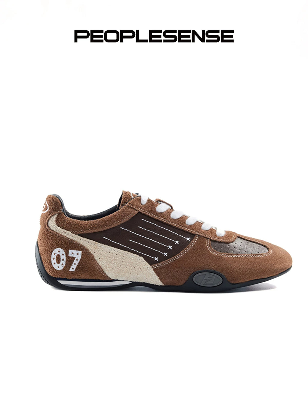 PEOPLESENSE Vintage Stitched Embroidered Sneakers