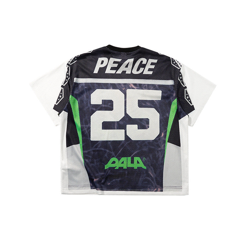 Inflation Tiger Street Digital Printing Breathable Short Sleeve