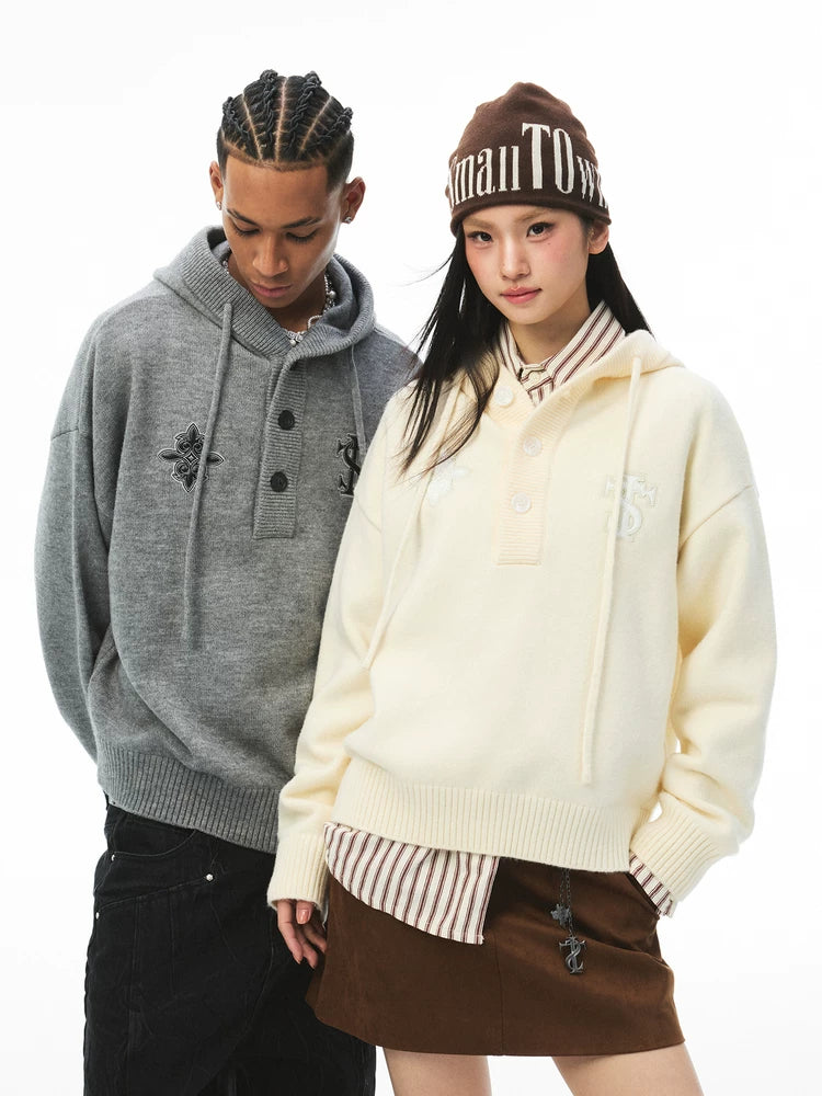 STK Upholstery Knit Hooded Sweater
