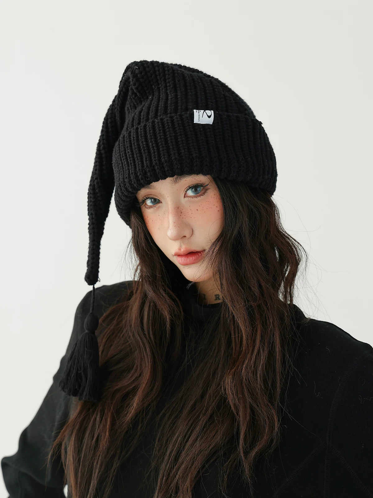 AceStudios Fun Side Label Wool Knitted Cap
