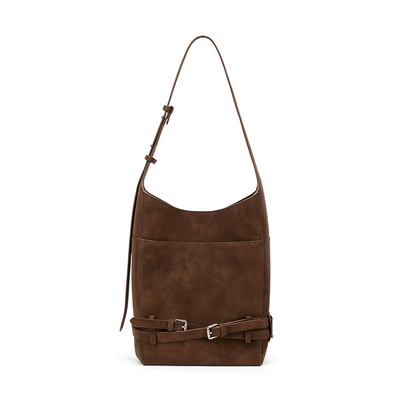 SmoSmos Leather Shoulder Messenger Bag