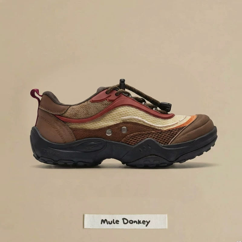 Donkey Contrasting Platform Sneakers