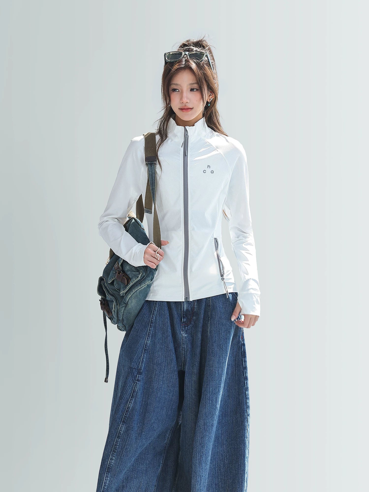 CHANT2nd Slim-fit Stand-up Collar Sunscreen Jacket